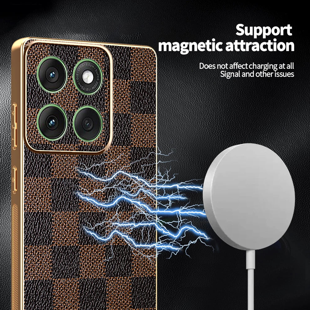 LUXURY TEMPERAMENT PHONE CASE FOR Motorola Moto G54/55/67/75/84/85/POWER&Edge 40-70 Neo/Fusion/Pro/Ultra magnetic attraction