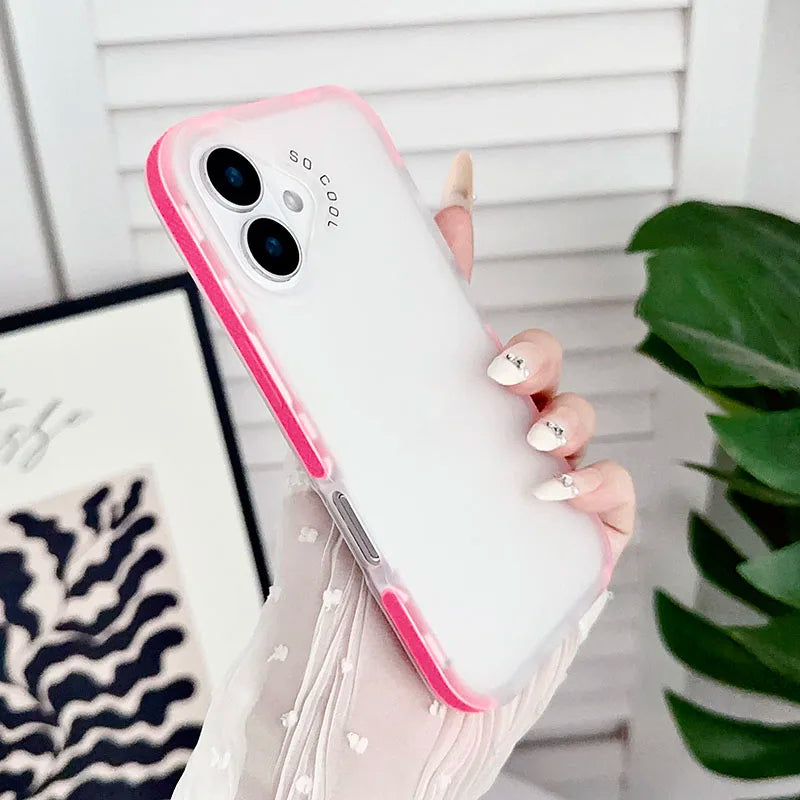 Shockproof Matte Transparent Phone Case For Motorola Moto Edge 40 Neo EDGE 50 Ultra 50 Pro 50 Fusion Fashion Candy Colour Cover