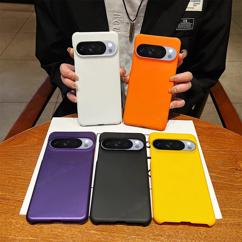 Luxury Rubberized Matte Hard Plastic Case For Google Pixel 11 Pro XL Pixel11 Pro 11Pro Anti-Fingerprint PC Back Phone Case Cover