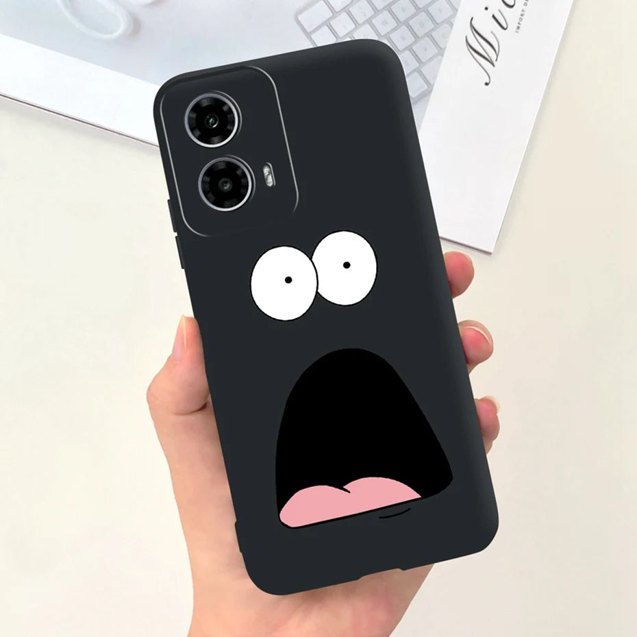 Cute Pattern Phone Case For Motorola Moto G24 G34 4G 5G Soft Silicon Protective Cover For MOTO G24 G34 Bumper