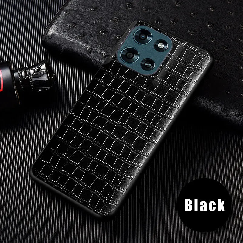 Luxury Crocodile Leather Case For Motorola Moto G86 G67 G57 G06 Power G Play 2026 Slim Fit Back Cover for Moto G 2026 case