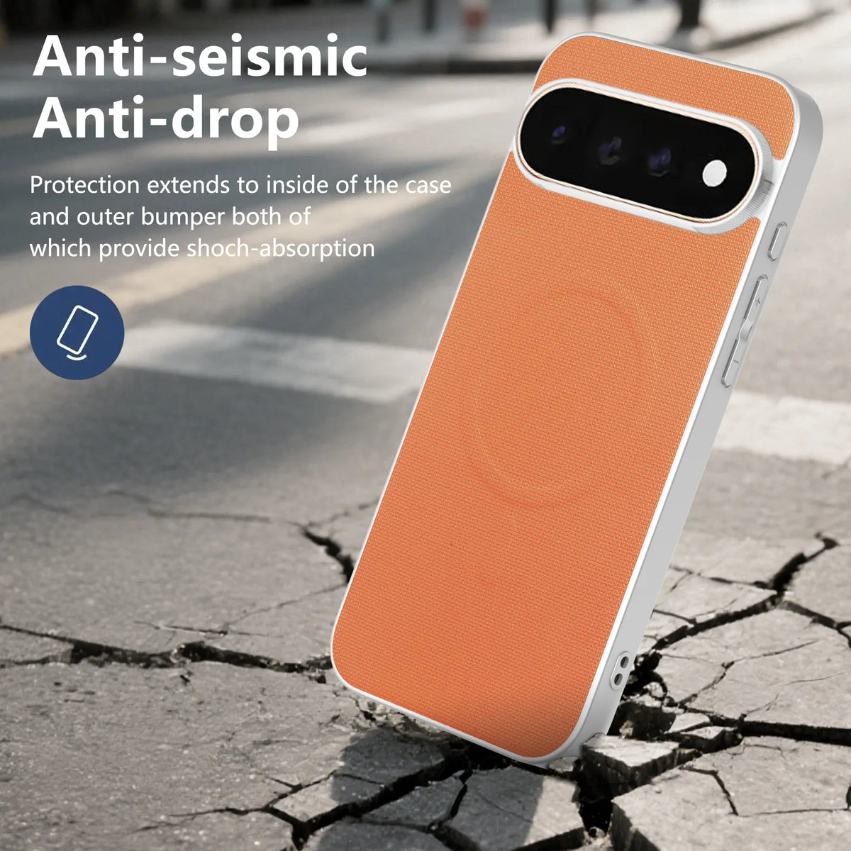 Luxury Business Magnetic Texture‌ Skin Feel Leather Phone Case for For Google Pixel 11 Pro XL Shockproof for Magsafe Slim Cover