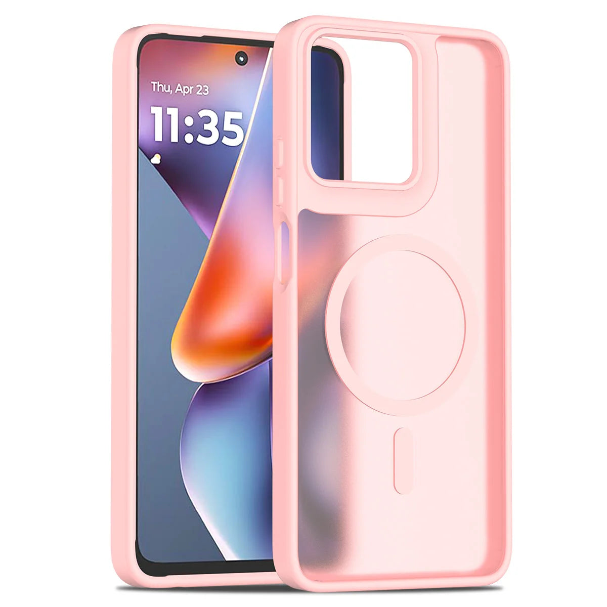 Silky Smooth TPU/PC Case for Motorola Moto G Power 5G 2025/2026 For MagSafe Wireless Charging Compatible Hybrid Shockproof Cover