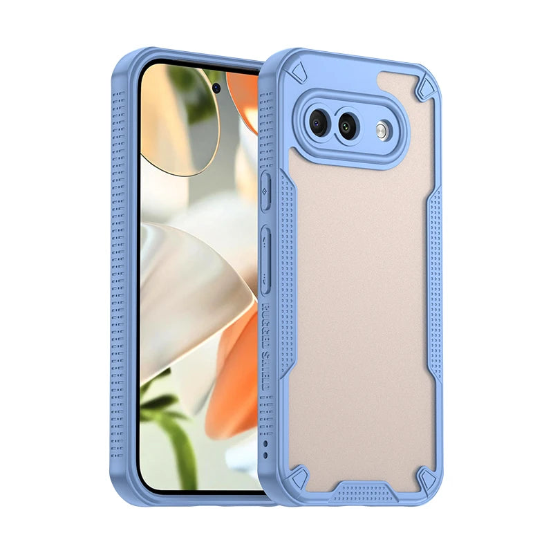 New Armor Bumper Phone Case For Google Pixel 9A Case Silicone Hard Shockproof Cover Capa
