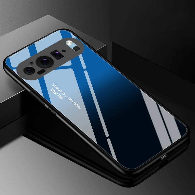 For Google Pixel9 Pro XL Case Cover Tempered Glass Cases for Google Pixel 9 Pro XL 8 7 Pro 8a 7a 9A 9 A Hard Back Bumper Fundas