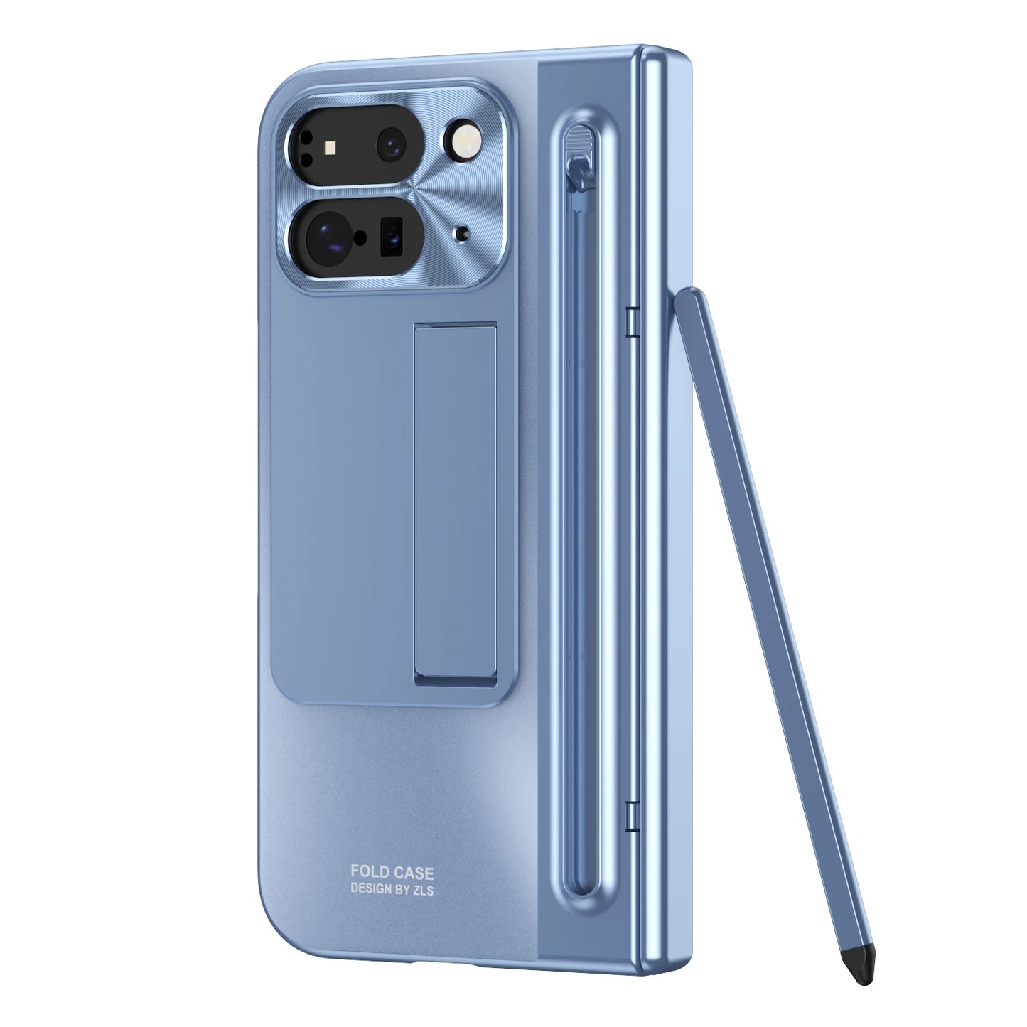 360 Full Protection Hinge Case For Google Pixel 10 9 Pro Fold 2 With Touch Pen Tempered Folding Cover For Samsung Z Fold 6 5 4