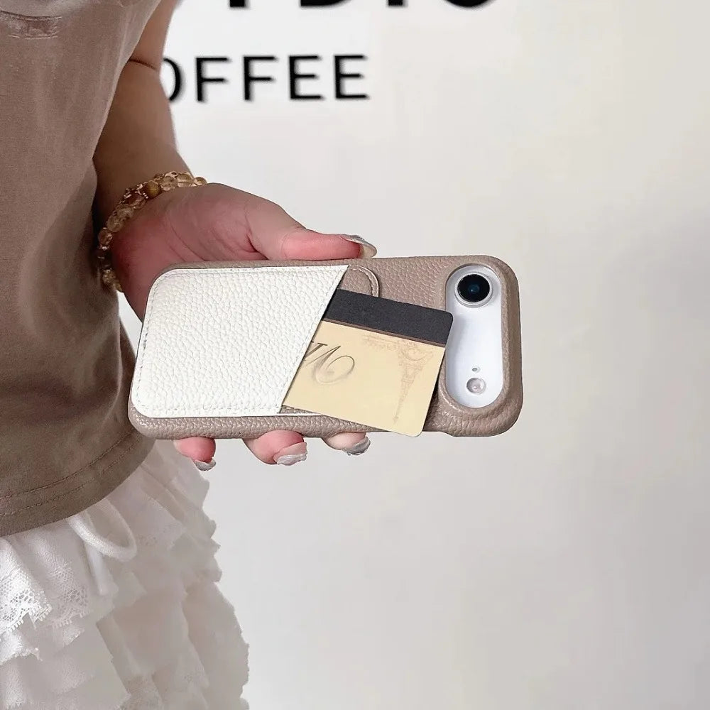Brand New Splicing Color Leather Card Slot Wallet Cases For Google Pixel 10 9 Pro XL 9 8 7 6 A Pro Fall Prevention Protect Cover