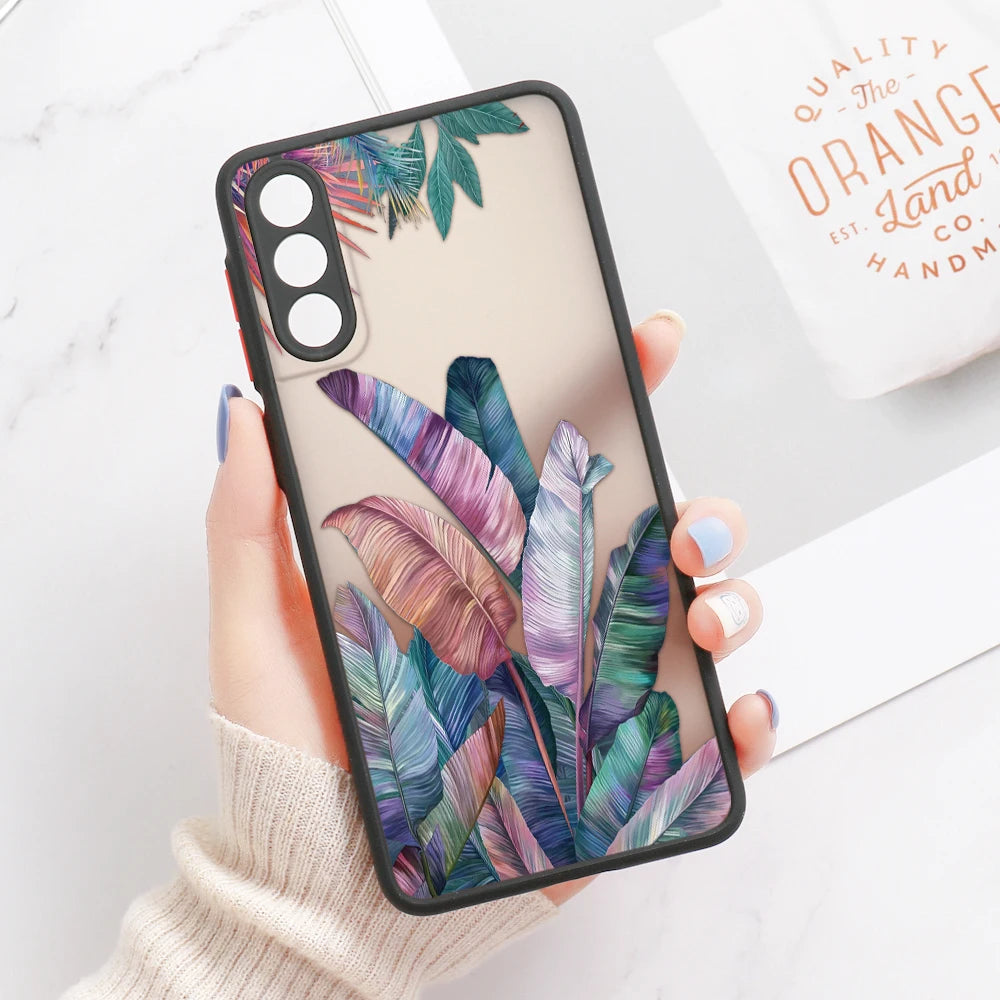 Palm tree Leaves Phone Case For Samsung Galaxy S24 Ultra Case Samsung S23 FE S 23 S22 Ultra S21 S20 S10 S8 Note 20 10 Plus Cover
