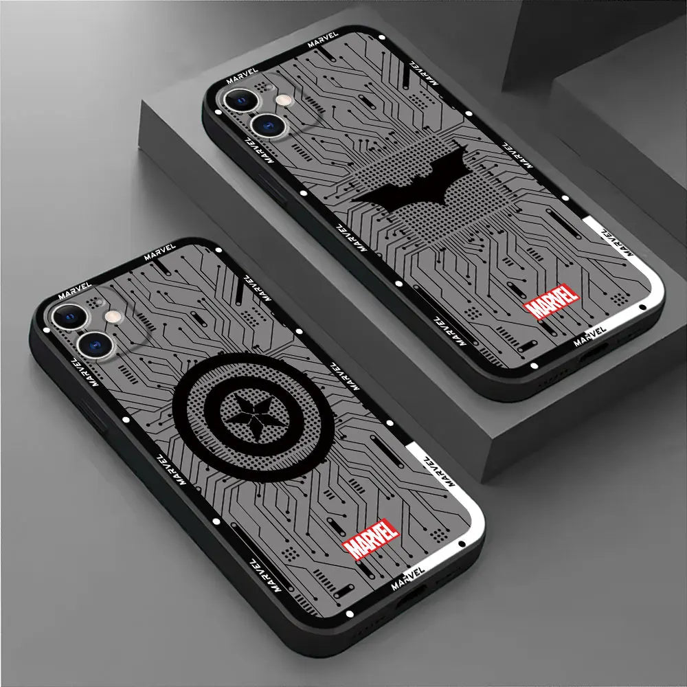 Marvel Spider Man logo Case for Google Pixel 6 Pro 7 Pro 8 Pro 7a 6a Silicone Luxury Cover