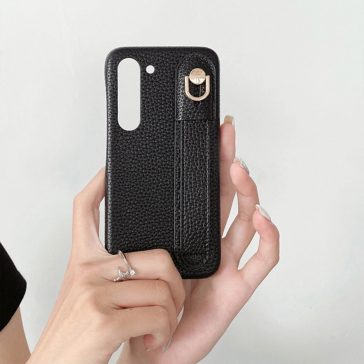 Luxury Leather Card Bag Case For Galaxy S20 S21 FE S22  S23 S23 S24 Plus Note 20 Ultra PU Fashion Litchi Skin Cover