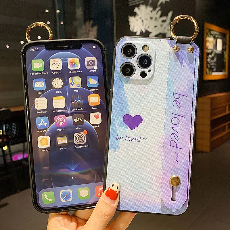 Be Loved Case For Motorola Edge 40 50 Neo 60 Fusion 60s Pro Ultra G35 G55 G75 G85 G45 G15 G05 G84 G54 G34 G14 Wrist Strap Cover