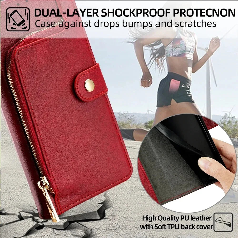 Flip Wallet Case For Motorola MOTO G Power Play 2020 2021 2022 2023 4G One 5G 2024 ACE Pure Macro Power Fusion Pro Plus Bag