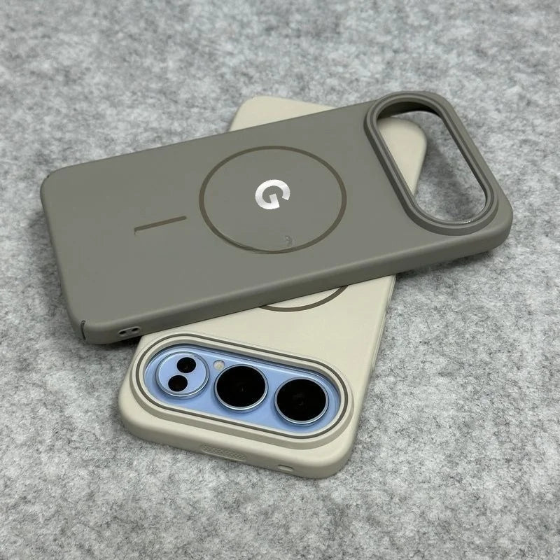 Fashion Simple Matte Sle For Magsafe Wireless Charging Case For Google Pixel 9A 8A 7A 6A Silky Touch Ultra‑Thin Shockproof Cover
