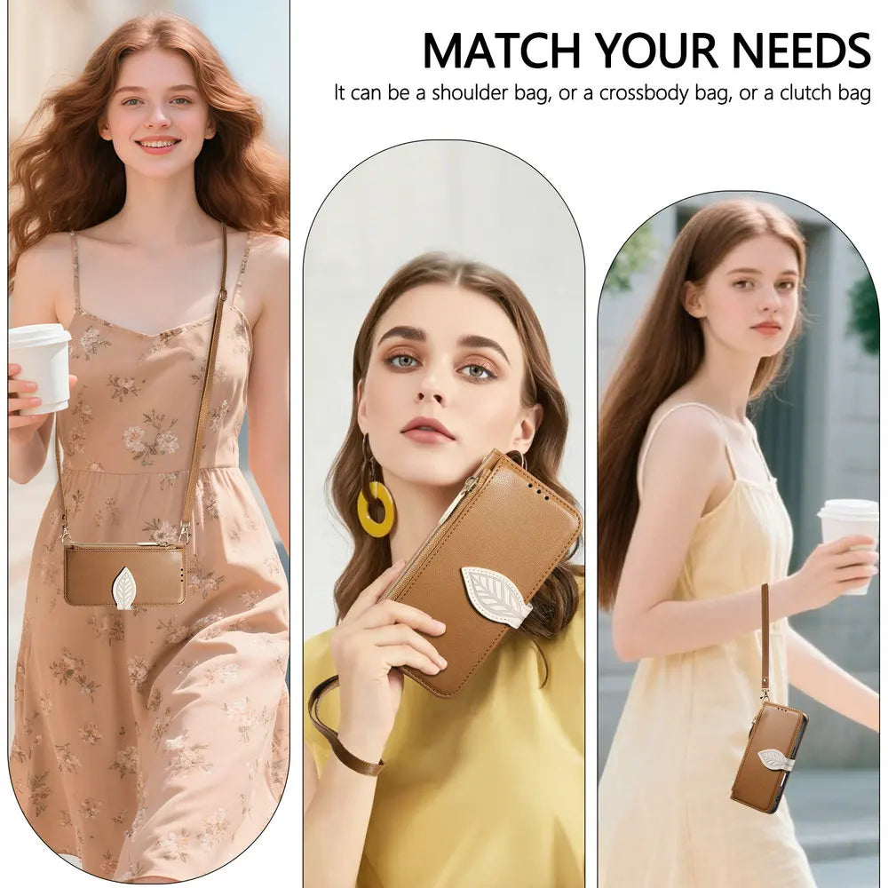 Z Fold8 Ultra 5G Flip Case For Samsung Galaxy Z Fold 8 Ultra Crossbody Zipper Leather Wallet Funda Galaxy Z Fold 8 Ultra Cover