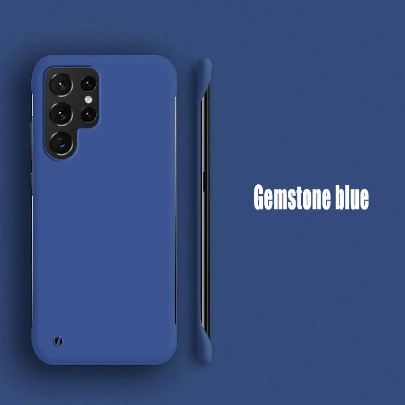 Ultra Slim PC Frameless Case For Samsung S25 Ultra S24 Plus S23 S22 S21 S20 S24 FE Note 20 Ultra 10 Plus Matte Hard Phone Cover