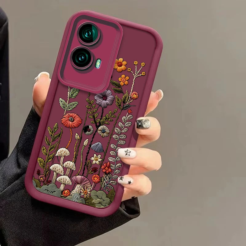 For Motorola Mote G84 G53 G35 G86 G56 G85 G15 G05 G54 G34 G24 G04S Case Edge 60 Pro 50 60 Fusion 50Neo Silicone Shockproof Cover