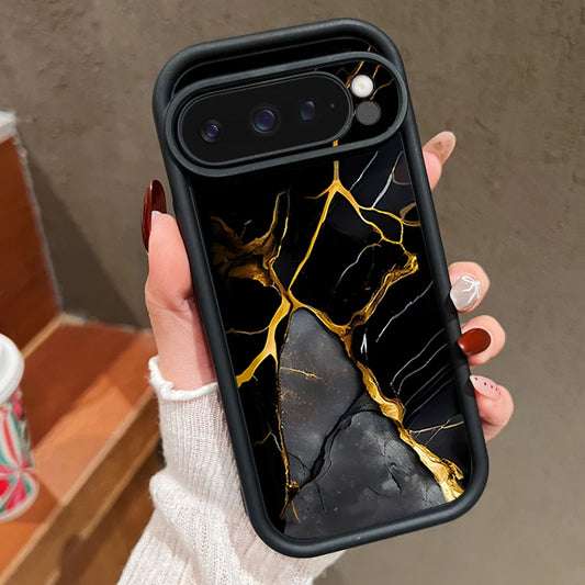 Colorful Marble Patterned Phone Case For Google Pixel 10 9 8 7 Pro Pixel 9 10 Pro XL 7A 8A 9A Shockproof Soft TPU Silicone Cover