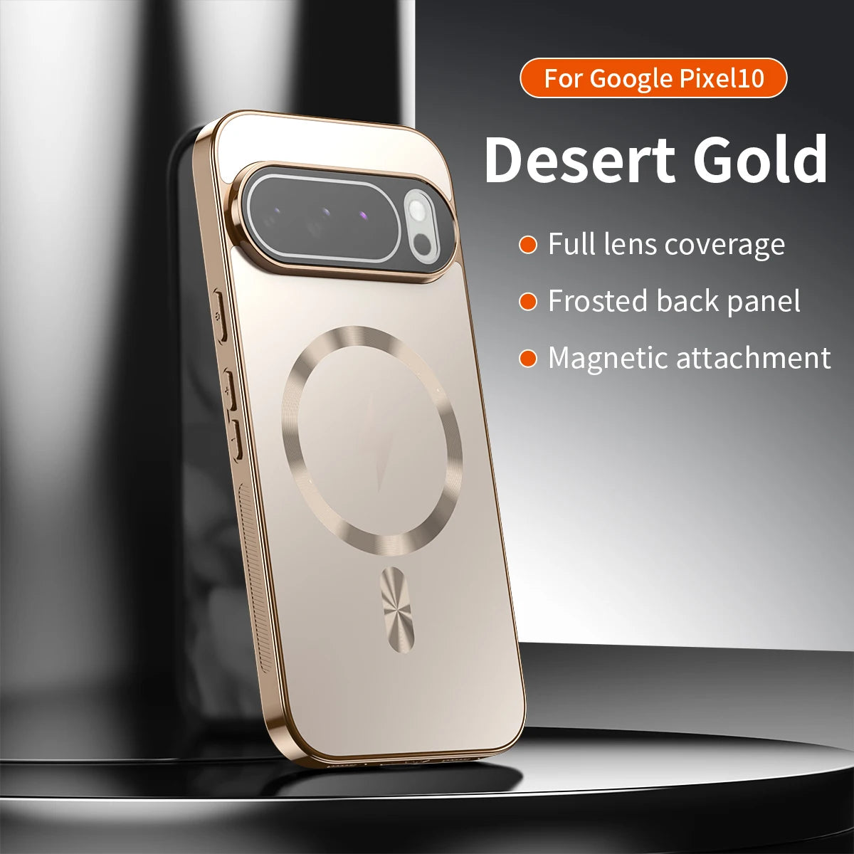 Luxury Flash Magnetic Plating Phone Case For For Google Pixel 10 9 Pro XL 8 7 6 Pro 9A 8A 7A 6A For Magsafe Matte Bumper Cover