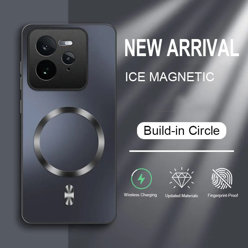 AG Matte Hard Magnetic Case For Magsafe Motorola Moto Edge 40 50 60 60S 70 Neo Fusion Ultra Shockproof Wireless Charging Cover