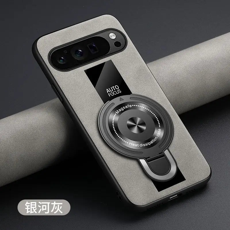 For Google Pixel 9 10 Pro XL 8 7 Pro 8a 7a Magsafe Case Matte sheep Wireless Charging Shockproof Magnetic Armor holder Cover