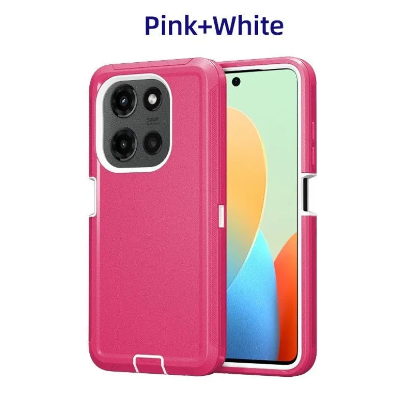 3-Layer Protection Case For Motorola G Edge Play Stylus Power 5G 2026 2025 2024 2023 Heavy Duty Hybrid Ott-Box Defender Cover
