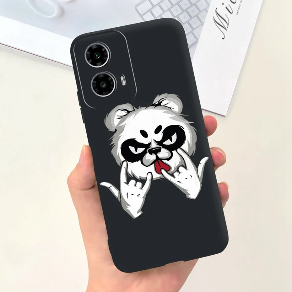 Cute Pattern Phone Case For Motorola Moto G24 G34 4G 5G Soft Silicon Protective Cover For MOTO G24 G34 Bumper