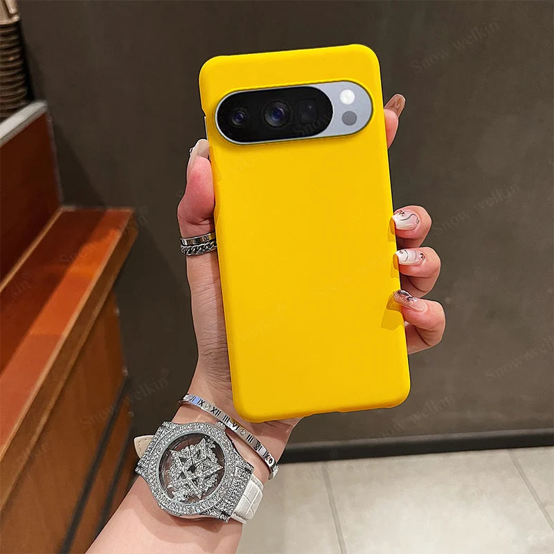 Luxury Rubberized Matte Hard Plastic Case For Google Pixel 11 Pro XL Pixel11 Pro 11Pro Anti-Fingerprint PC Back Phone Case Cover