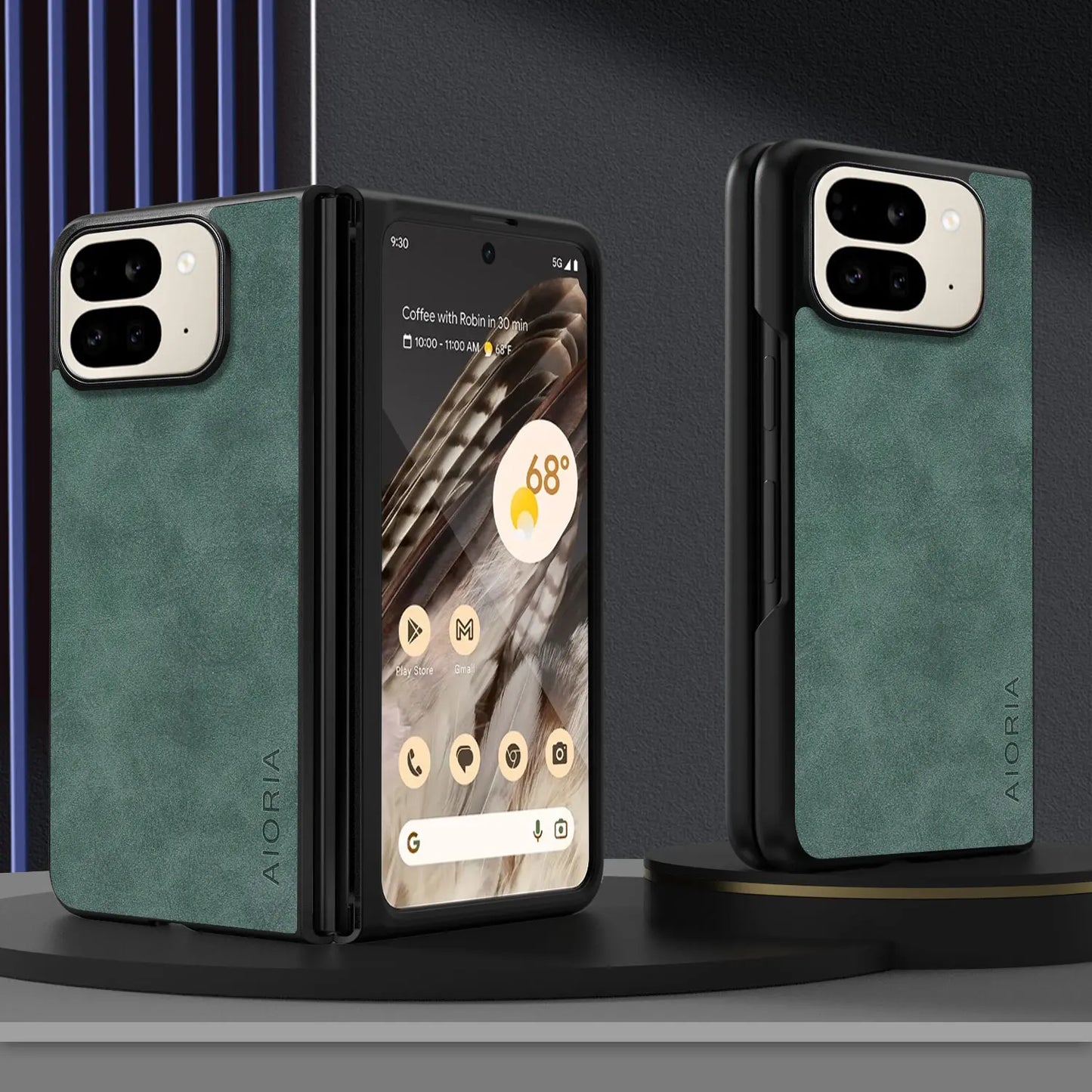 for Google Pixel 10 9 Pro Fold Case Capa Business Style Premium PU Leather Stylish Phone Case coque funda
