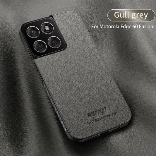 Luxury Business Leather Soft Frame Magnetic Cover For Motorola Edge 60 Fusion Edge60Fusion 5G Phone Cases Capa