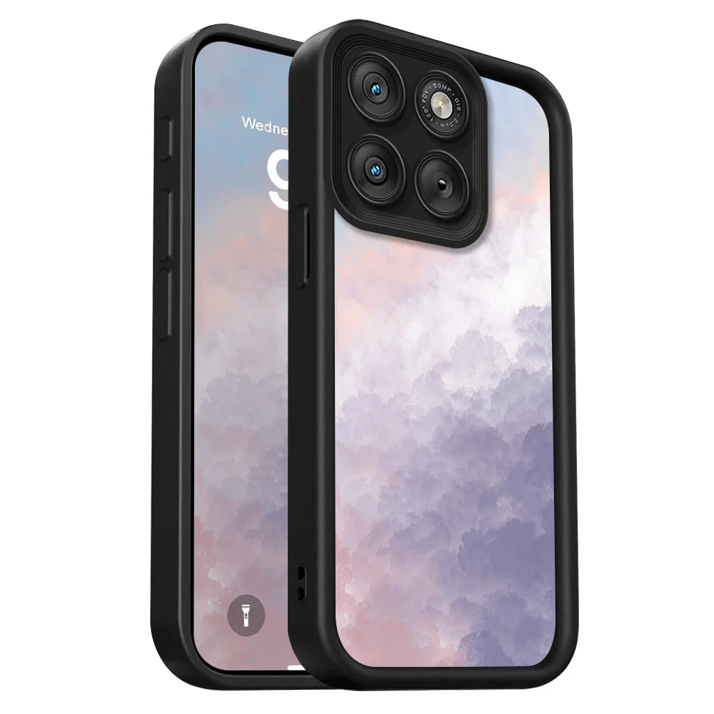 Texture Clouds Phone Case For Motorola Edge 70 60 50 40 Pro Ultra Fusion Stylus Neo 4G 5G Staircase Soft Cover