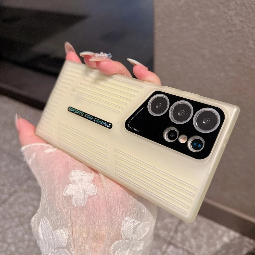 Ultra Thin Summer Heat Dissipation Case For Samsung Galaxy S25 Plus S23 S24 S22 Ultra Breathable Cooling Slim Cover