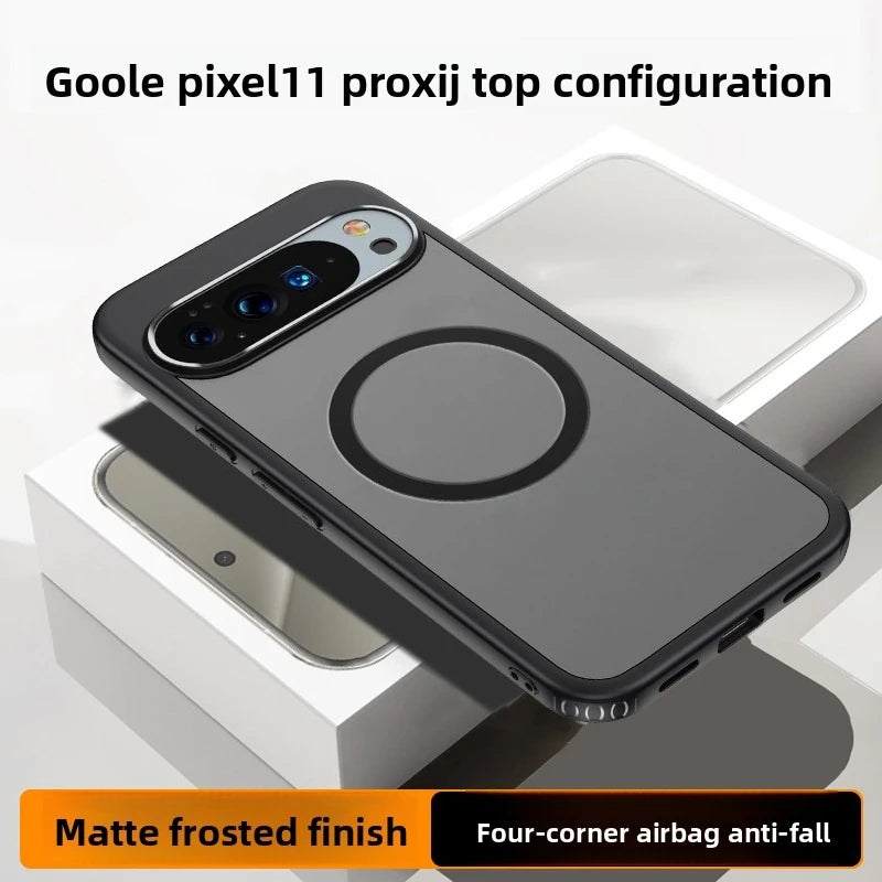 Magnetic Frosted Transparent Phone Case for For Google Pixel 11 Pro XL 10 Shockproof For Magsafe Comfortable Grip Slim fit Cover
