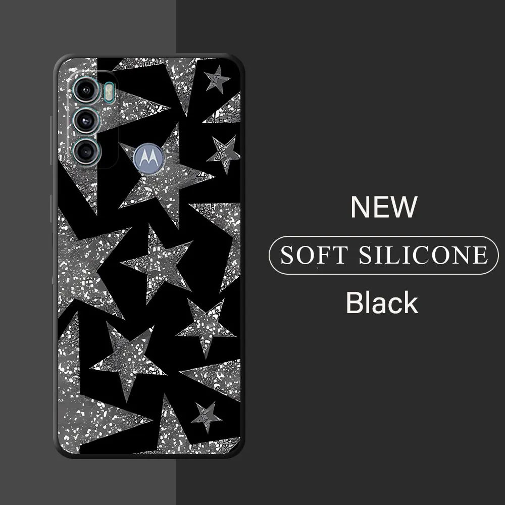 Phone Case for Motorola Moto G52 G53 G30 G50 G32 G60 G51 G22 G73 G60s G71 G72 G31 Silicone Armor Cover INS Korean Cute Y2K