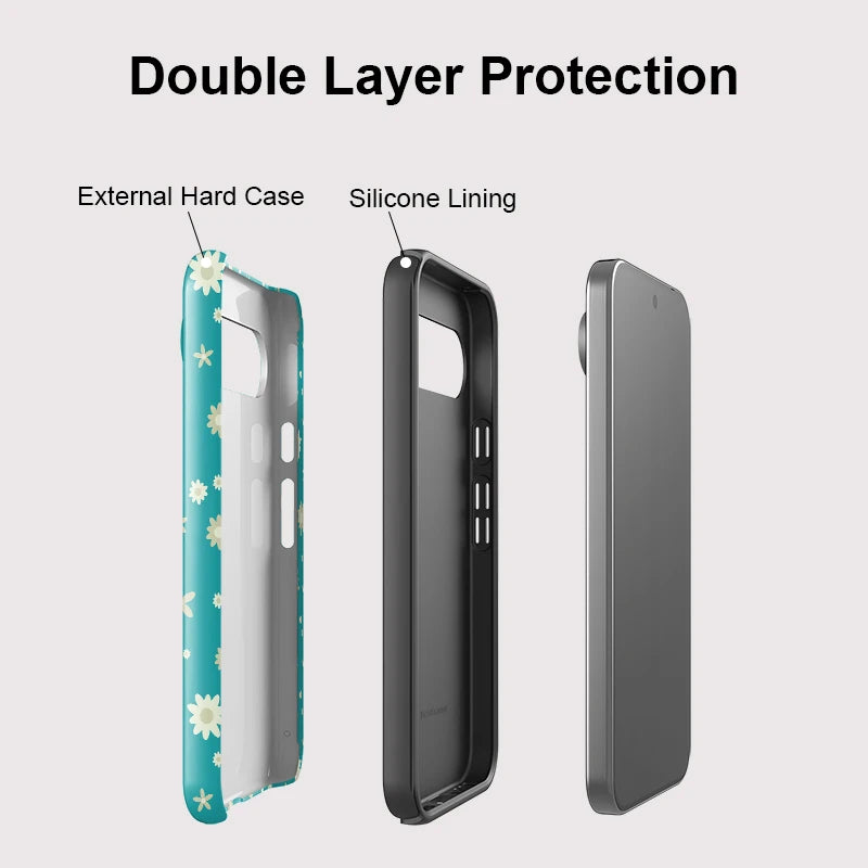 Fcicicase For Pixel 9 10 Pro Cute Little Flowers Print Phone Case For Google Pixel 10A 10 Pro XL 8A 7A 8 Matte Shockproof Cover