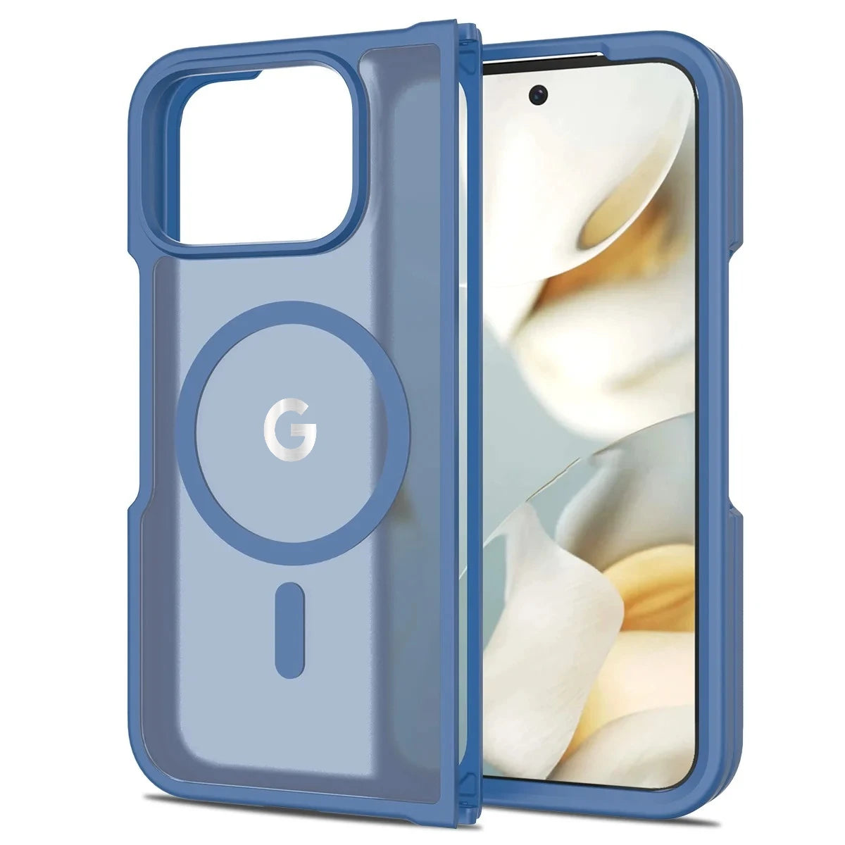 Frosted Matte Translucent Skin Touch Magnetic Wireless Charge Case For Pixel 10 Pro Fold TPU Frame Anti-fall PC Protection Cover