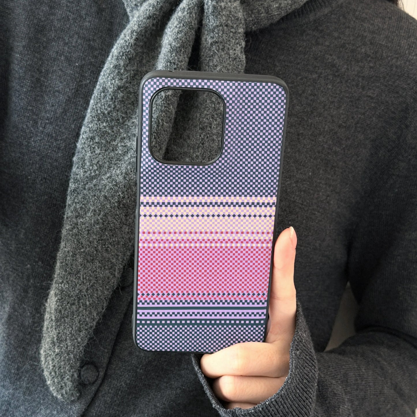 Luxury Carbon Fiber Magnetic Phone Case for Motorola G86 G06 G56 G15 Edge 60 Stylus 60 Fusion Wireless Charging Slim Fit Cover