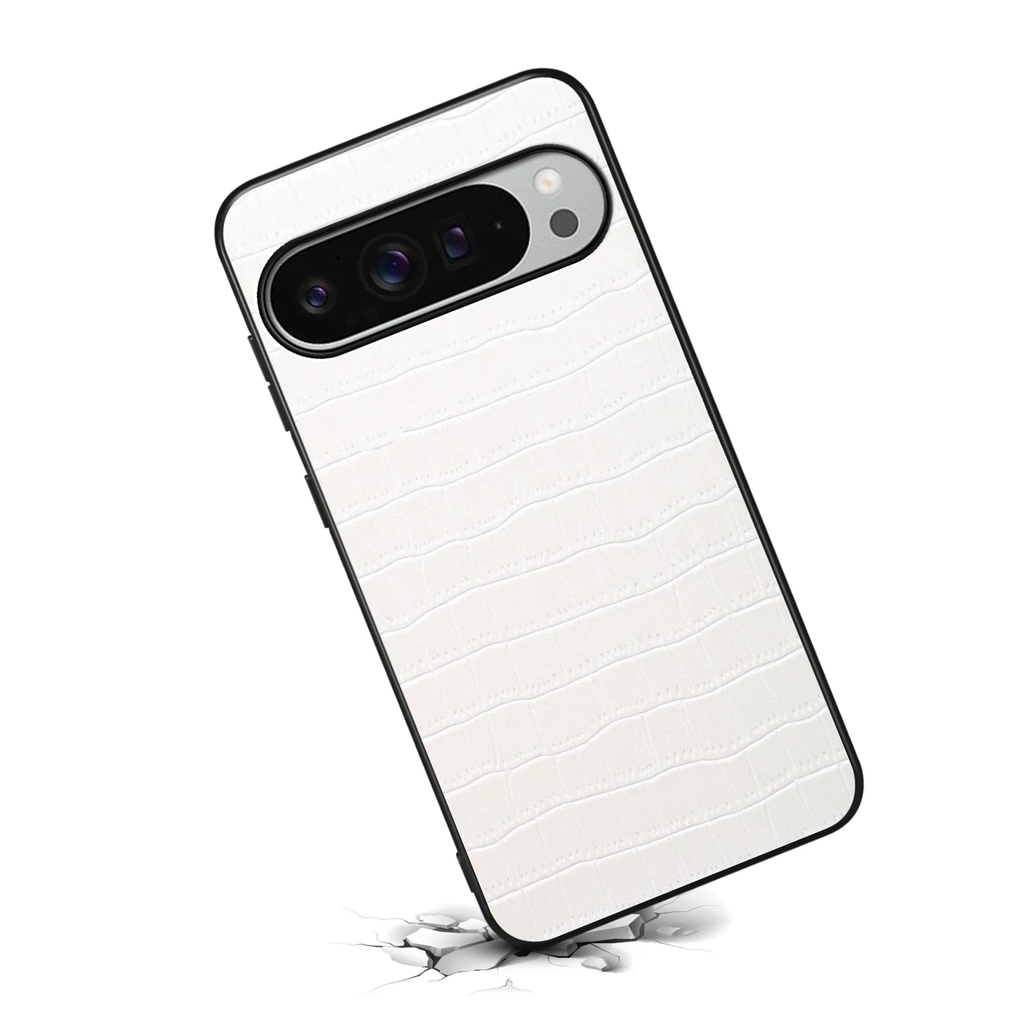 3D Texture PU Leather Case for Google Pixel 10 9 Pro XL 8 7 6 9A 8A 7A 6A Shockproof Soft TPU Matte Cover Pixel10 Fundas Bumper